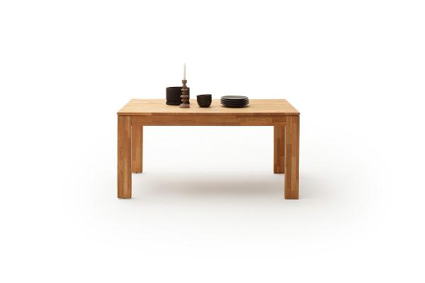 4-F-AZ-Tisch ANTHE  160(240) / 77 / 90 cm Wildeiche MASSIV geölt